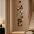 Leafy luxe metal wall art - set of 3